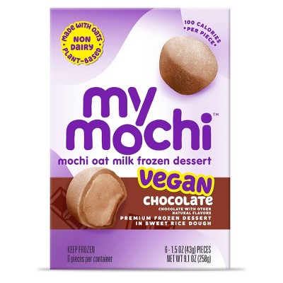 My/Mo Mochi Oat Milk Frozen Dessert Chocolate - 6ct