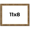 PosterPalooza | Photo Size Textured Gold Picture Frame - UV Acrylic, Foam Board Backing, Hanging Hardware - 3 of 4