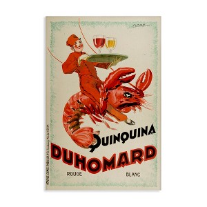 Stupell Industries Vintage Lobster Advertisement Canvas Wall Art - 1 of 4
