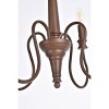 Elegant Lighting Flynx 4 lights pendant in weathered oak - 4 of 4