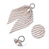 Unique Bargains Stripes Triangle Ribbon Hair Elastic Band 1 Pc - 3 of 4