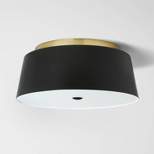 Semi Flushmount Kids' Ceiling Light Black/Gold - Pillowfort™