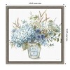 Amanti Art Bohemian Blue 02B (Floral Vase) by Lisa Audit Canvas Wall Art Print Framed 16 x 16-in. - 4 of 4