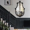 Beautyolove Vintage Black Wood Framed Decorative Wall Mirror - 2 of 4
