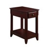 Royal Hampton Table with 1 Drawer and Bottom Shelf, Brown - 3 of 4