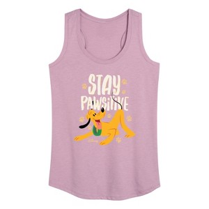 Women's - Disney - Cats & Dogs Graphic Racerback Tank - 1 of 4