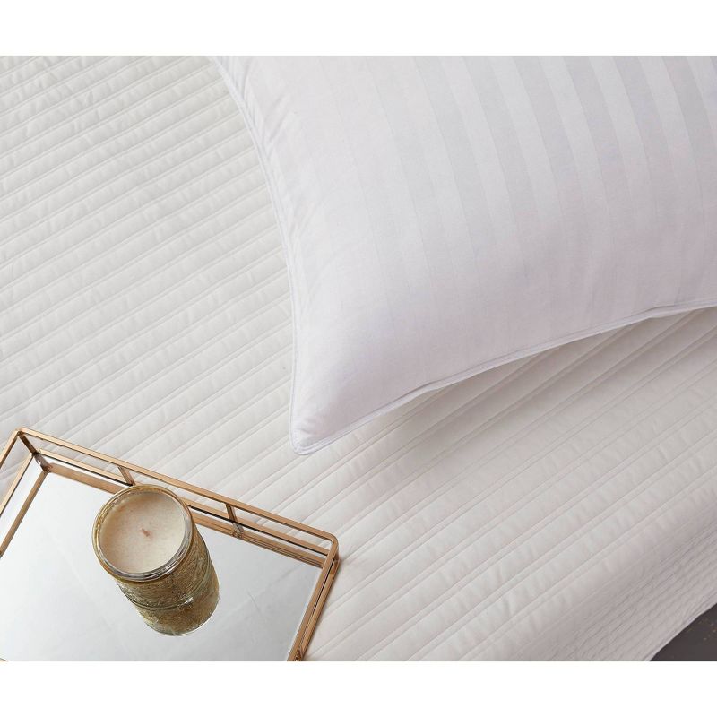 Supreme Cotton Damask Down Pillow White - Blue Ridge Home Fashions, 3 of 6