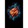 Justice League Movie Flash Insignia Men's Black T-shirt - 2 of 2