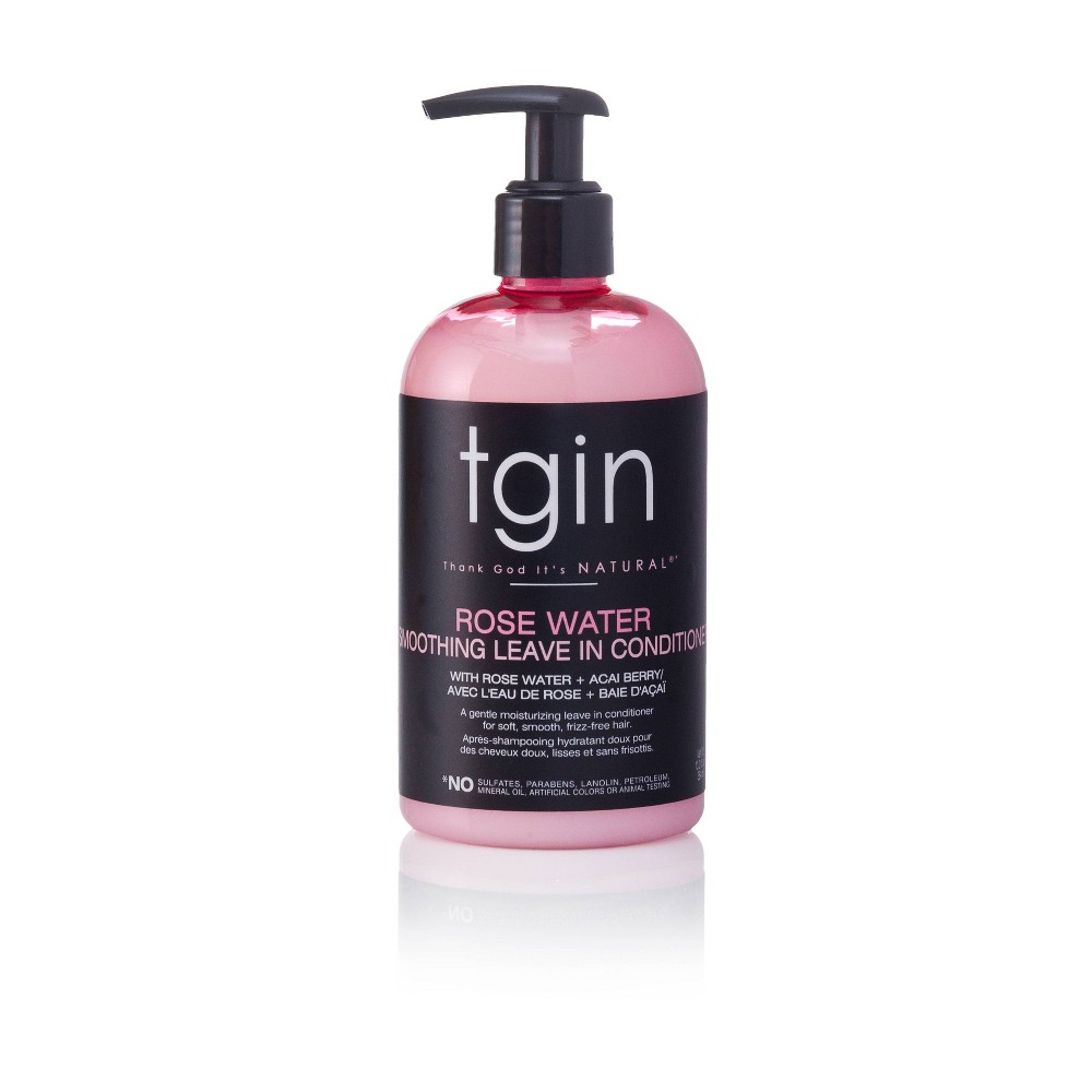 Photos - Hair Product TGIN Rose Water Smoothing Leave-In Conditioner - 13 fl oz