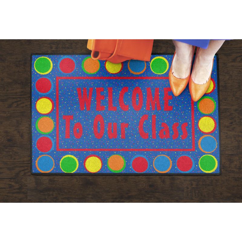 Flagship Carpets Spots Welcome Mat, 2' x 3', 3 of 7
