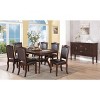 NicBex Dining Chair Set of 2 Modern Faux Leather Upholstered Kitchen Side Chair with Soft Cushion & Wood Legs,Brown - 4 of 4