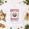 Simply Sage Market Women's North Pole University Coquette Short Sleeve Garment Dyed Tee - 3 of 4