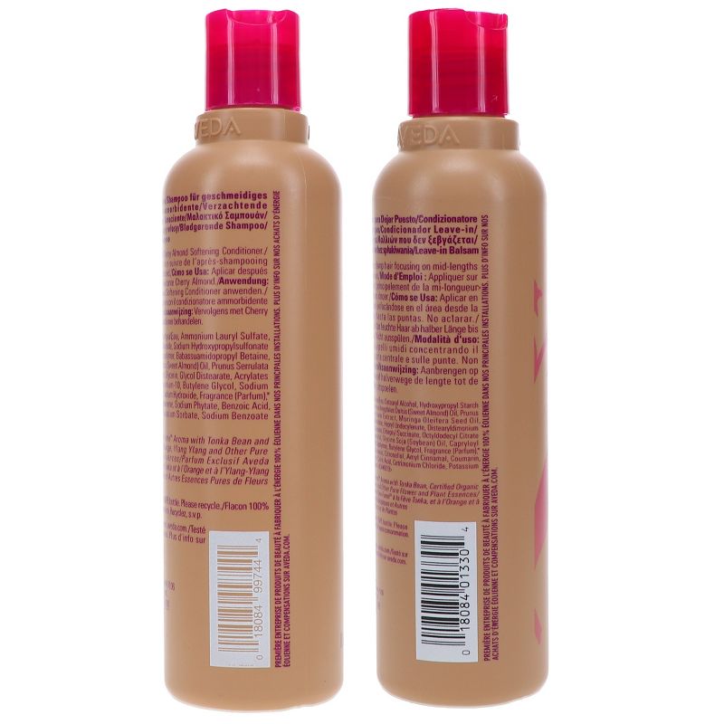 Aveda Cherry Almond Softening Shampoo 8.5 oz & Cherry Almond Leave-In Conditioner 6.7 oz Combo Pack, 5 of 9