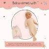 LullaBaby 14" Gender Reveal Brown Eyes Baby Doll - 4 of 4