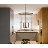 Urban Ambiance Luxury Transitional Indoor Chandelier,  20-1/2''H x 16"W x 16''D,  Aged Brass Finish, UHP4693 - 2 of 4