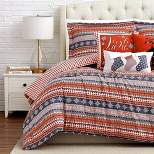 Southshore Fine Living Cozy Cottage Oversized 6-Piece Comforter Holiday Bedding Set