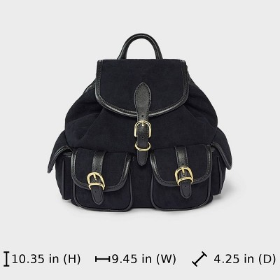 Рюкзак Universal Thread Faux Suede Utility Mini - Universal Thread™ Black — фото 6