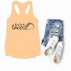 Simply Sage Market But First, Tacos Outline Racerback Tank - 3 of 3
