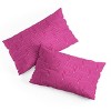Deny Designs King Colour Poems Art Deco Arch Pattern Pink Duvet Cover and Pillow Sham Pink - 4 of 4