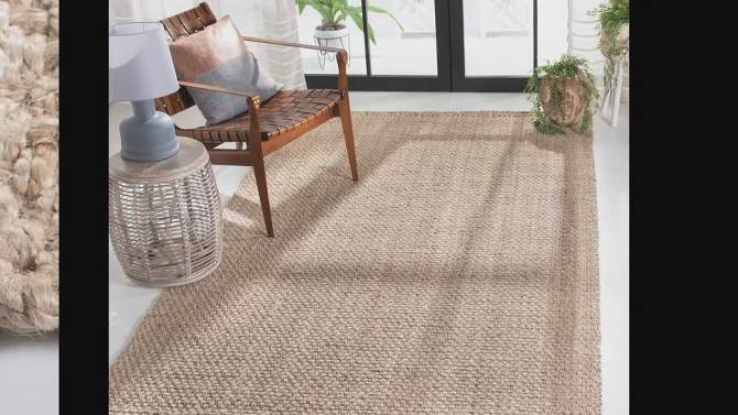 Natural Fiber NF267 Hand Woven Area Rug  - Safavieh, 2 of 10, play video