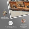 Notoriart Vintage Record Player Bar Cart Art For Men Framed - 4 of 4