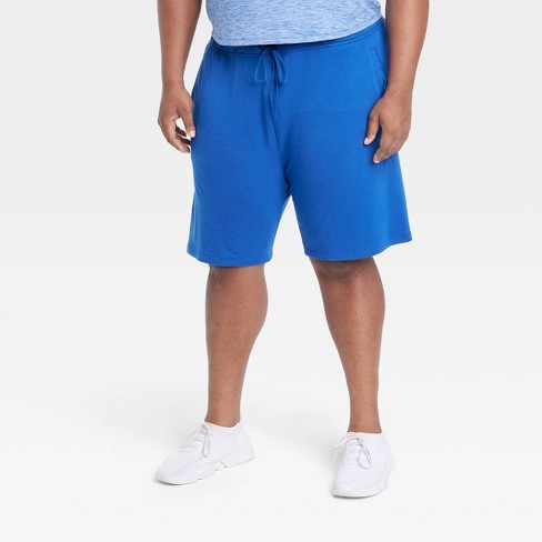 Men's Big Soft Gym Shorts 9 - All In Motion™ Luxe Blue 3xl : Target