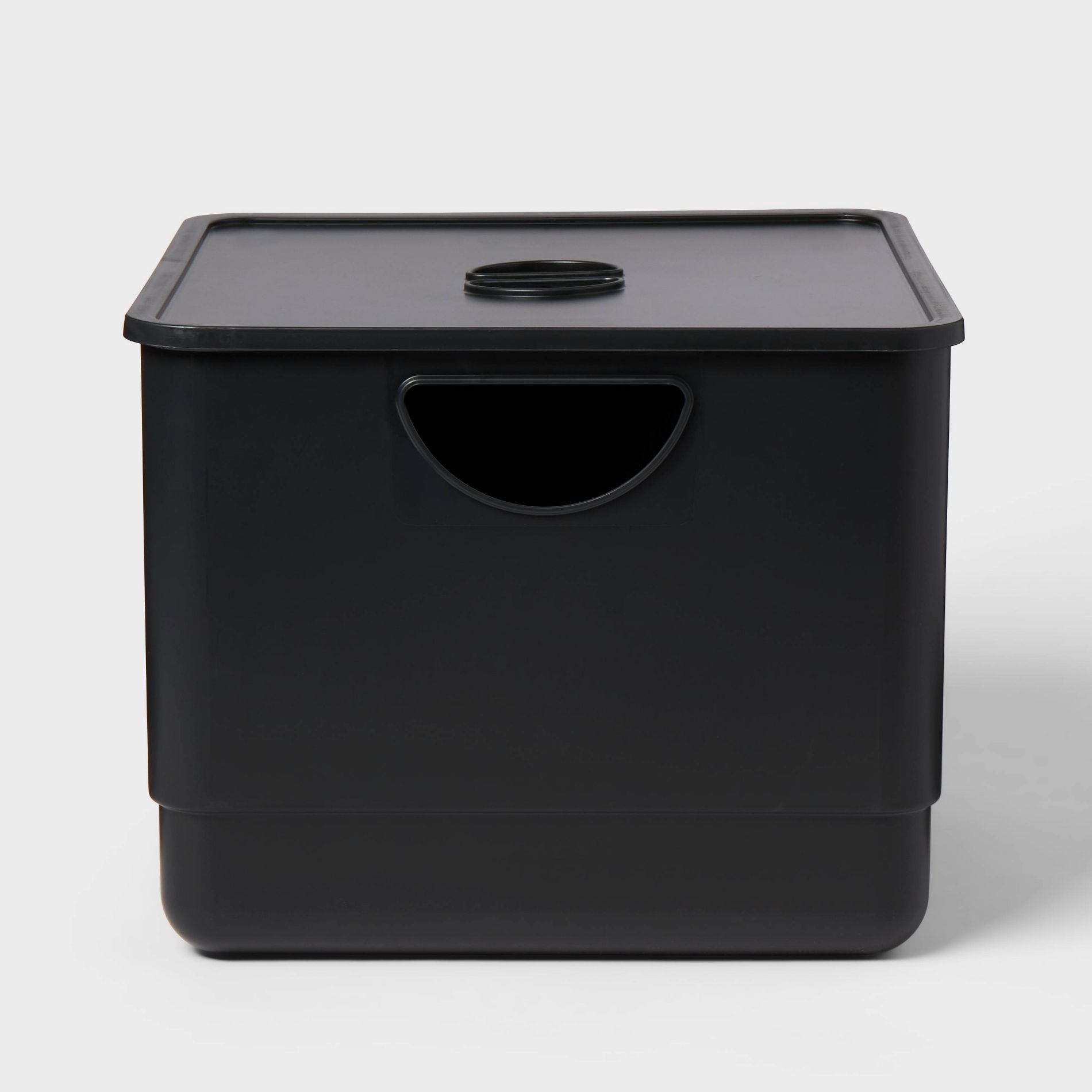 Kids' Modular Storage with Lid Black - Pillowfort™
