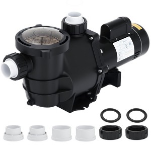Self Priming Pool Pump 2 HP, 100 GPM High Flow Above Ground