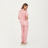 Anna-Kaci Lounge Women's 2-Piece Set Short Sleeve Button Front Pajama Set with Leopard Print and Soft Fabric for Relaxed Comfort - 4 of 4