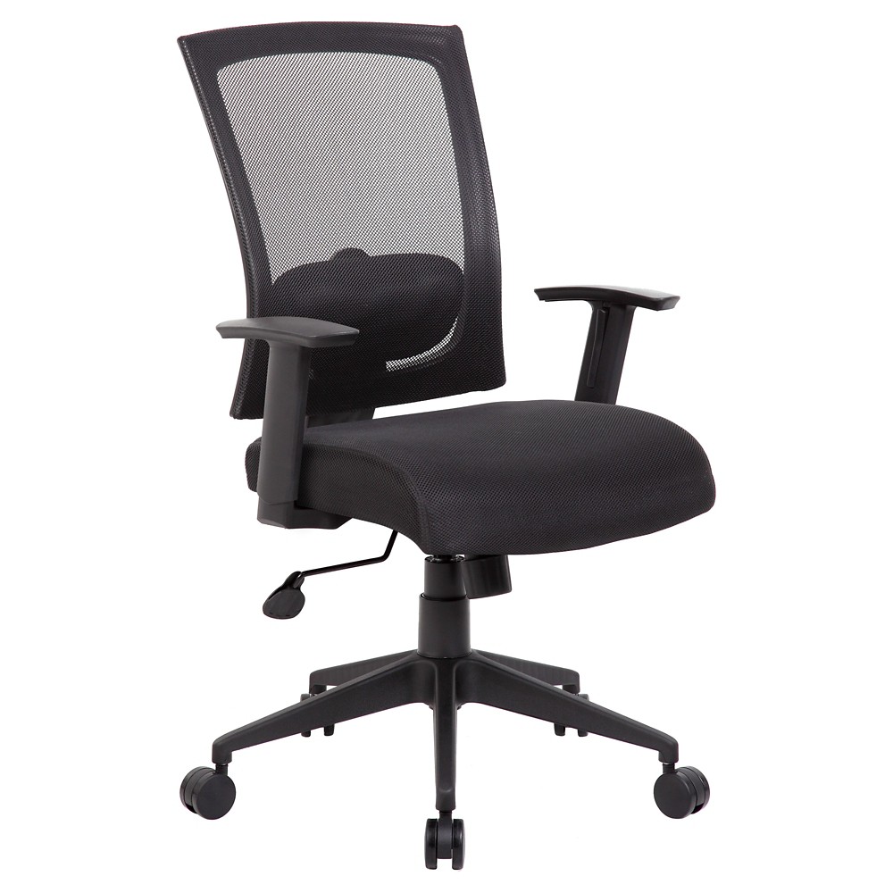 Photos - Computer Chair BOSS Mesh Back Task Chair Black -  Office Products 