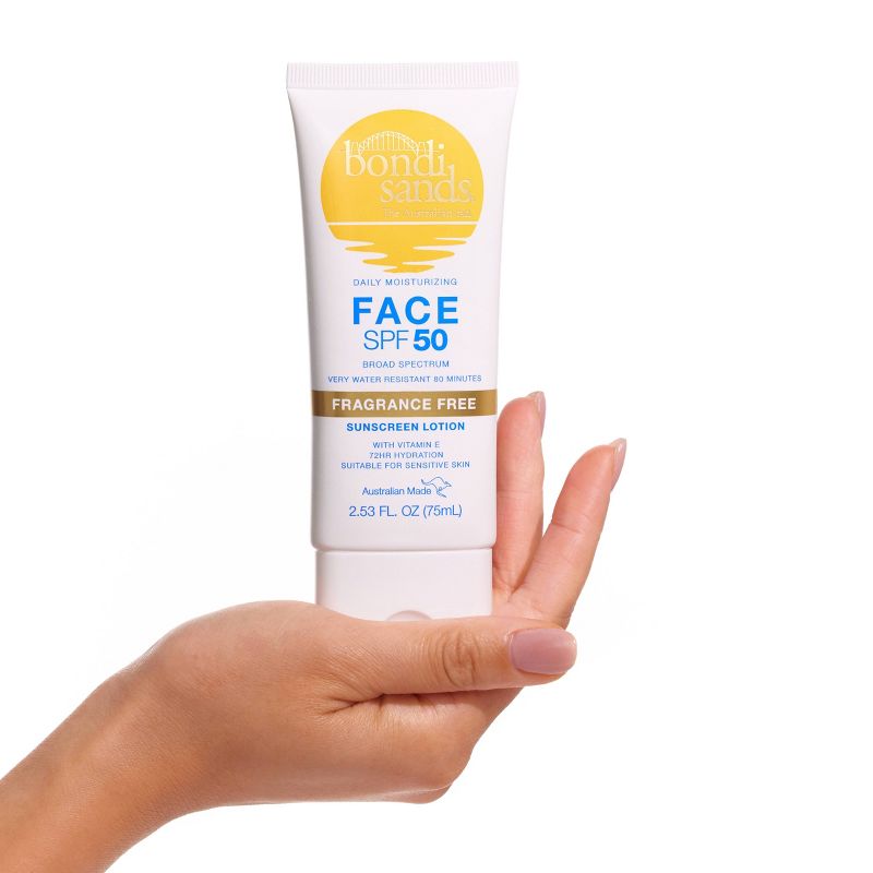 Bondi Sands Sunscreen Fragrance Free Face Lotion - SPF 50 - 2.53 fl oz, 4 of 8