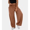Women Comfy Baggy Pants Drawstring Waist Wide Leg Sweatpants with Pockets - 2 of 4