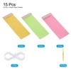 Unique Bargains Party Decoration Reusable Tassel Garland Banner DIY Kits 15 Pcs - 3 of 4
