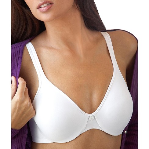 BALI BRAS-SZ 38 D-SMOOTH MOLDED CUPS-T-SHIRT BRA--WHITE-ONE HAS