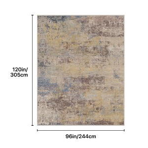 Abynow Medallion Distressed Persian Indoor Area Rug - 1 of 4