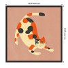 Amanti Art Playful Calico Cat by Little Dean Framed Canvas Wall Art - 3 of 4