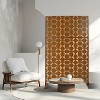 CAVINAS Patio Decorative Screen Metal Fence Privacy Screen with Square Pattern for Outside and Garden, 76" H×48" W - 2 of 4