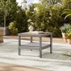 SONGMICS HOME Sencillo Collection - 5 Piece Patio Furniture Set, 2 Lounge Chairs, 2 Ottomans, 1 Coffee Table, Outdoor Furniture, Gray and Beige - 4 of 4