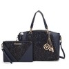 MKF Collection Addison Snake Embossed Women’s Tote Bag with matching Wristlet Pouch by Mia K - 2 of 4