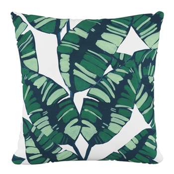 18"x18" Skyline Furniture Square Outdoor Throw Pillow Palm Springs Green