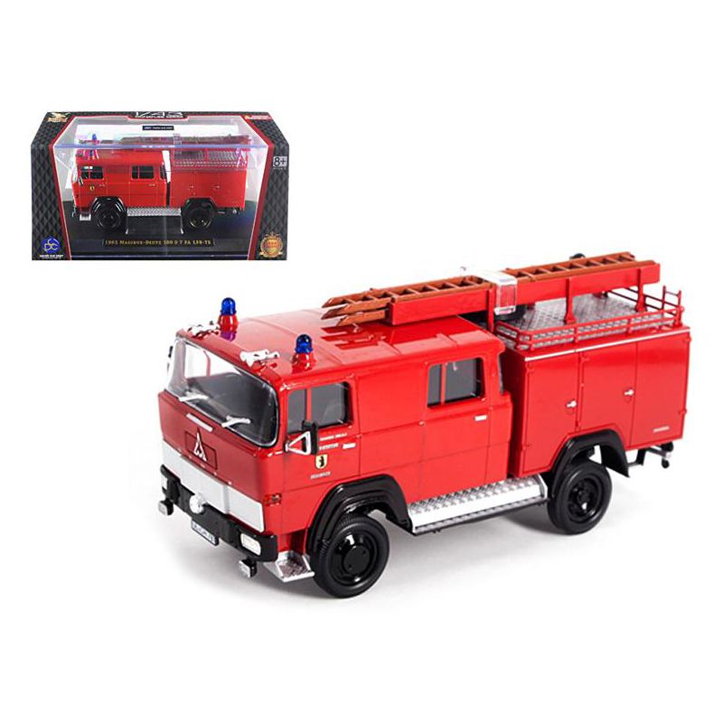 1965 Magirus Deutz 100 D 7FA LF8-TS Red Fire Engine 1/43 Diecast Model by Road Signature, 1 of 4
