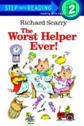 Richard Scarry's the Worst Helper Ever! - (Step Into Reading) (Paperback)