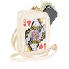 HalloweenCostumes.com One Size  Adult Queen of Hearts Card Halloween Costume Bag Accessory, Black/Brown/Red - 2 of 3