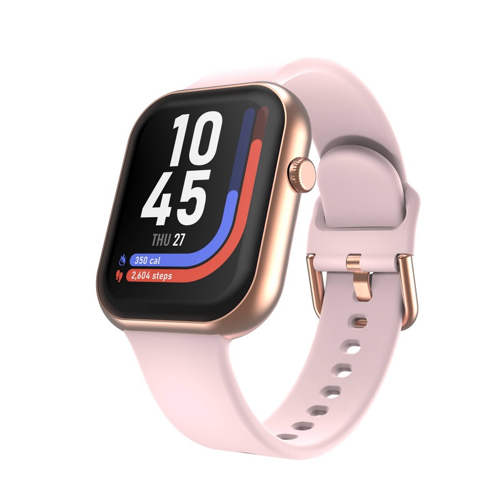 iTOUCH Air 5 Smartwatch - Rose Gold Case and Blush Silicone Band