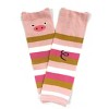 Wrapables Wilderness Buddies Baby Leg Warmers (Set of 3), Piggies and Flowers - 3 of 4