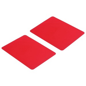 Unique Bargains Silicone Non-Slip Nonstick Office Home Desk Crafts Mat 2 Pcs - 1 of 3