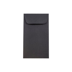 JAM Paper #6 Coin Business Envelopes 3.375 x 6 Black 356730564 - 1 of 2