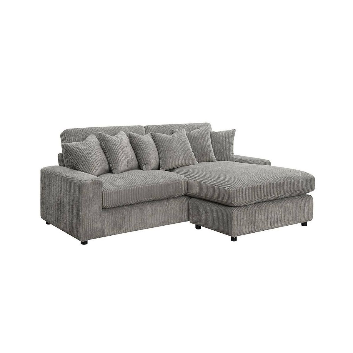 84" Tavia Sofa Gray Corduroy - Acme Furniture