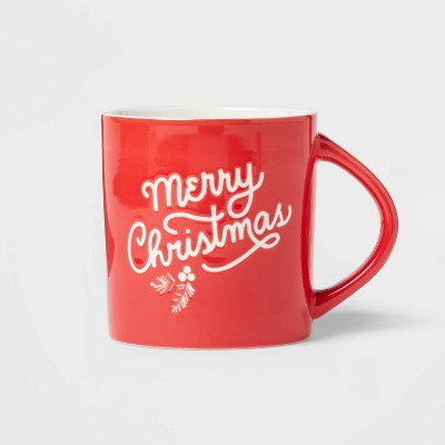 16oz Stoneware Merry Christmas Mug - Wondershop™