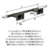 Amerock Bronx Wall Mounted Towel Bar - 4 of 4